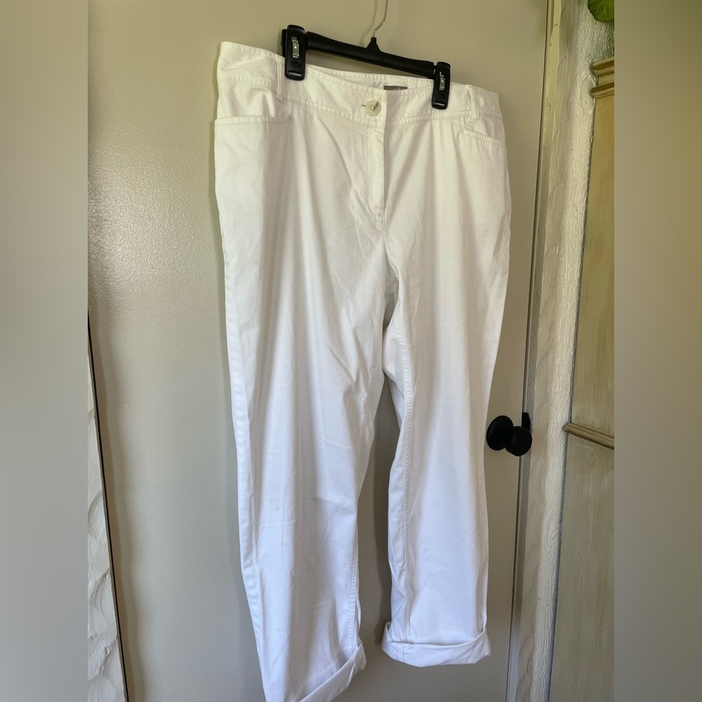 White dress pants size 16 from J.Jill